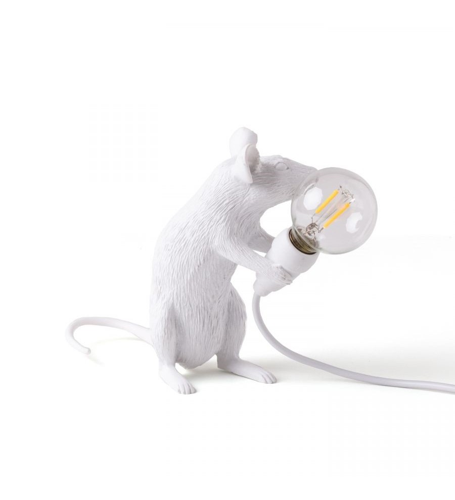 Настольная лампа Seletti Mouse Lamp Sitting USB