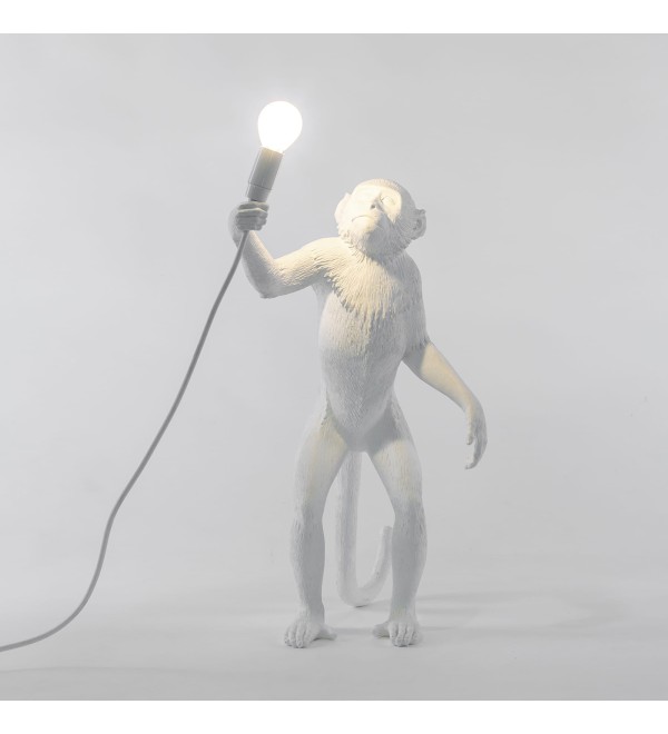 Настольная лампа Seletti Monkey Lamp Standing (белый)