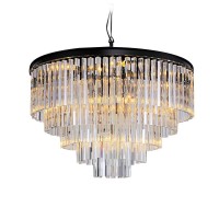Люстра Delight Collection Odeon 10A black/clear