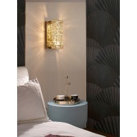 Настенный светильник Delight Collection Glissando 6005W/S gold/clear