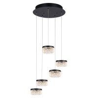 Подвесной светильник Delight Collection Diamond cut MD21020075-5A matt black