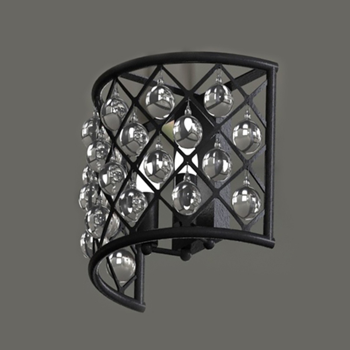 Настенный светильник Delight Collection Spencer 2 chrome