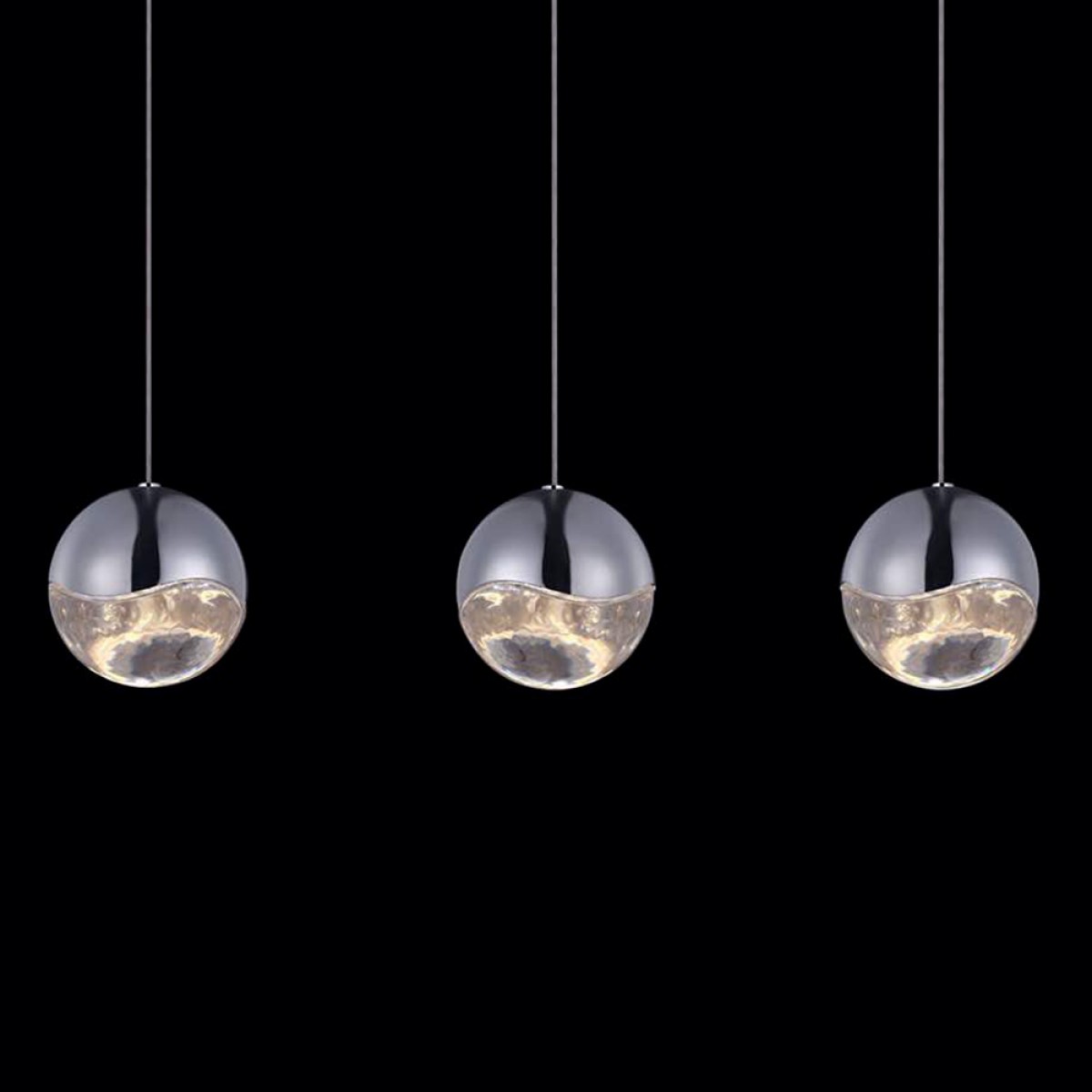 Подвесной светильник Delight Collection Globo 3 nickel