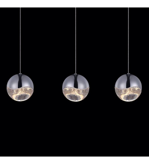 Подвесной светильник Delight Collection Globo 3 nickel
