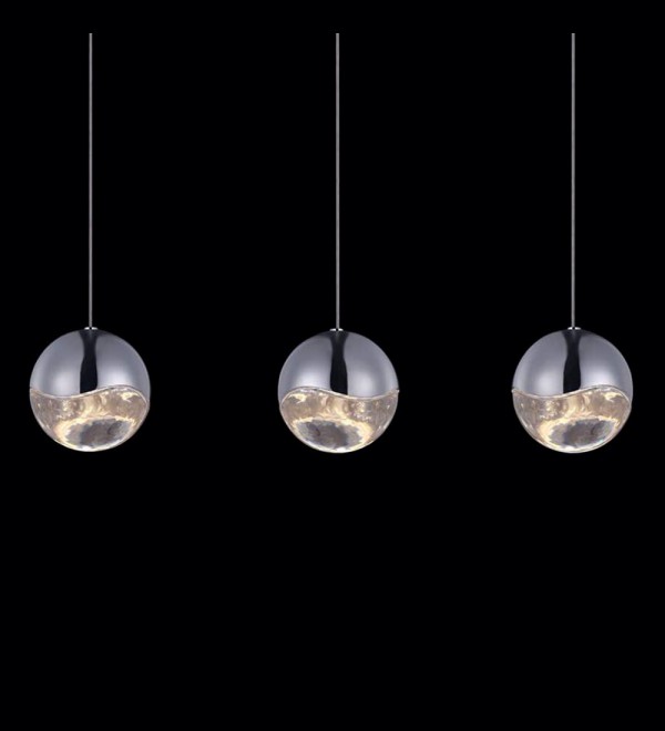 Подвесной светильник Delight Collection Globo 3 nickel