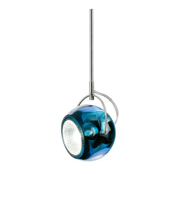 Подвесной светильник Fabbian Beluga Colour Blue d9