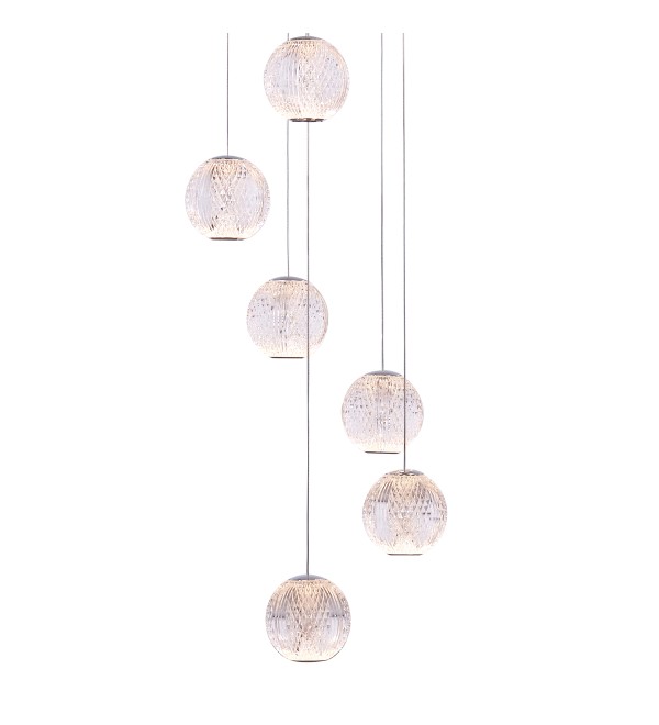 Подвесной светильник Delight Collection Elliot Diamante MD20001012-14A chrome
