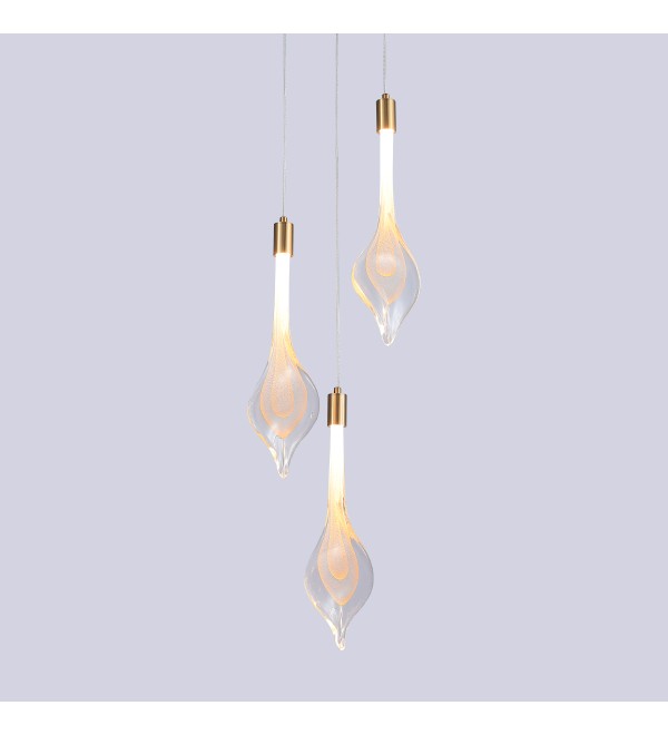 Подвесной светильник Delight Collection P98066-3 antique brass