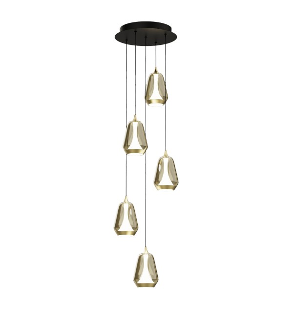 Подвесной светильник Delight Collection MD24001011-5A brass/champagne