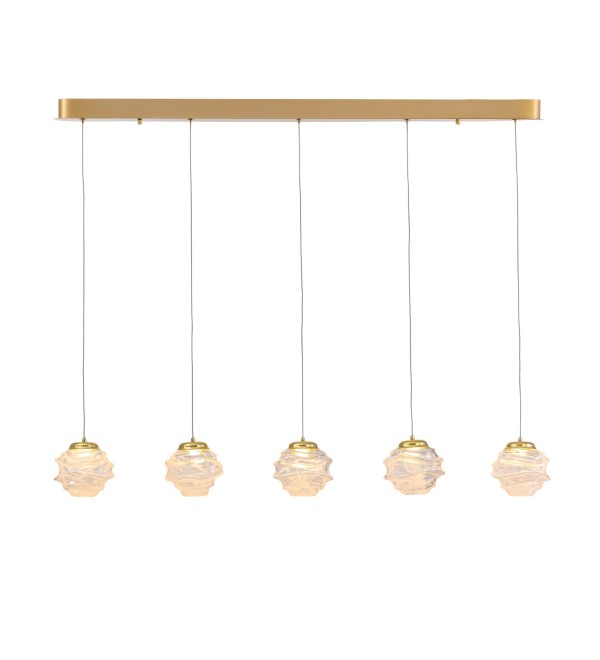 Подвесной светильник Delight Collection MD25030003-5B gold/clear