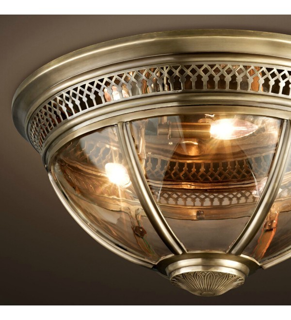 Потолочный светильник Delight Collection Residential 3 ant. brass