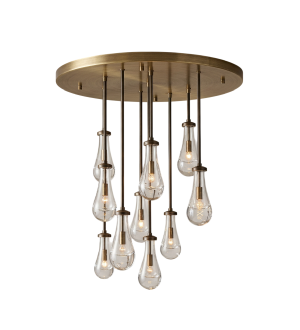 Подвесной светильник Delight Collection 7328P/10 Copper/Transparent