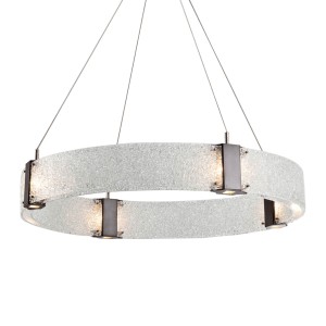Подвесной светильник Delight Collection Parallel Ring D8028P/R/D800 black/clear