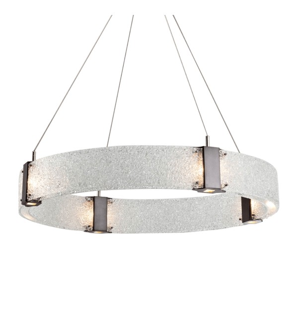 Подвесной светильник Delight Collection Parallel Ring D8028P/R/D800 black/clear