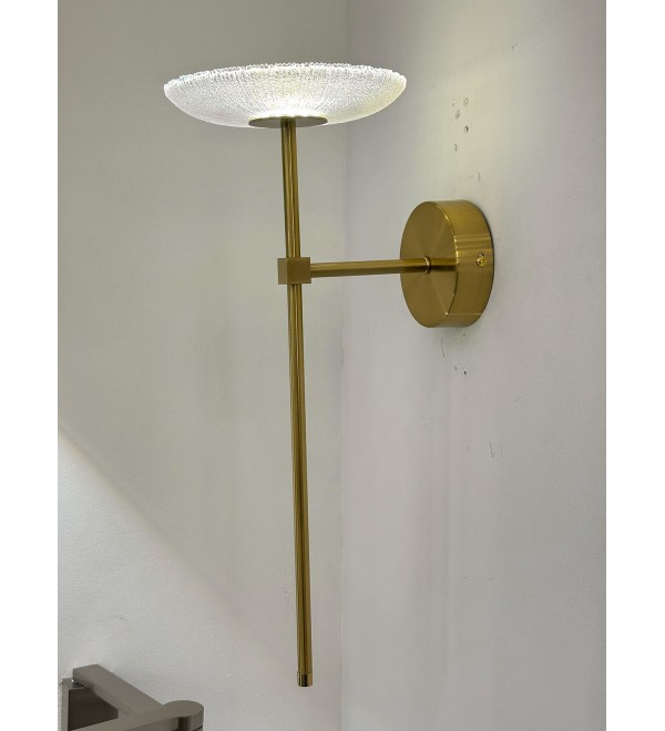 Настенный светильник Delight Collection OB2415-1G gold/clear