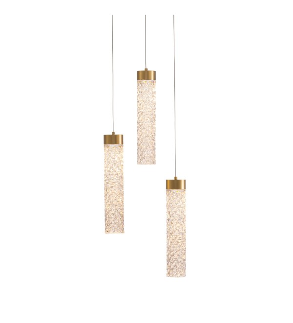 Подвесной светильник Delight Collection MD24030028-3A brass/clear