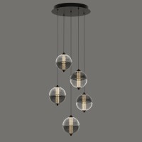 Подвесной светильник Delight Collection MD24022079-5A black/smoky