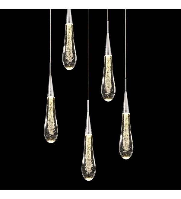 Подвесной светильник Delight Collection Pour DD20591-5 chrome