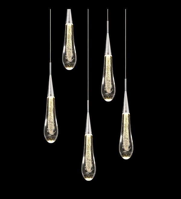 Подвесной светильник Delight Collection Pour DD20591-5 chrome