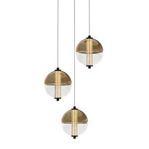 Подвесной светильник Delight Collection MD24022079-3A black/amber