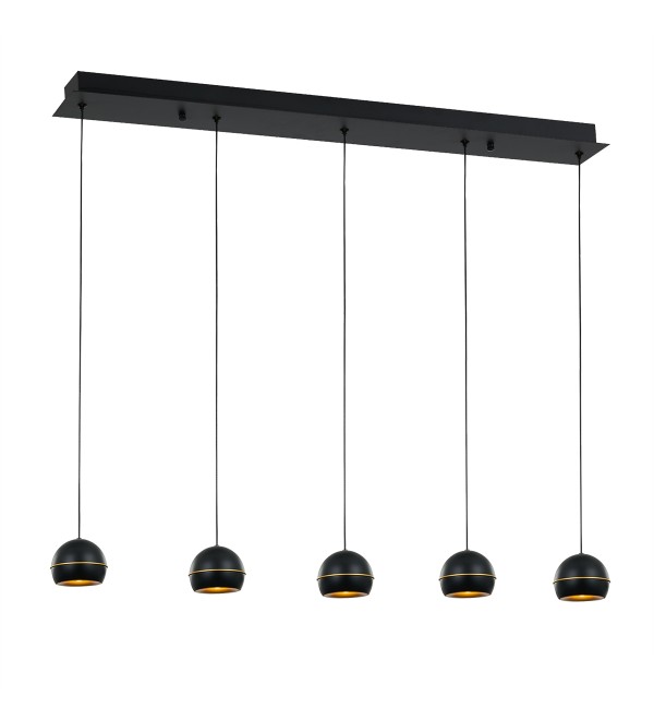 Подвесной светильник Delight Collection MD21001034-5B black/gold