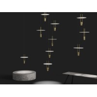 Подвесной светильник Delight Collection 26507P/1 Brass / White Alabaster