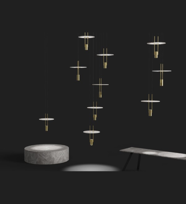 Подвесной светильник Delight Collection 26507P/1 Brass / White Alabaster