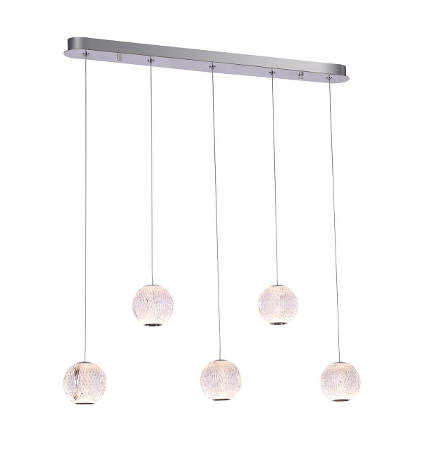 Подвесной светильник Delight Collection Elliot Diamante MD20001012-5B chrome