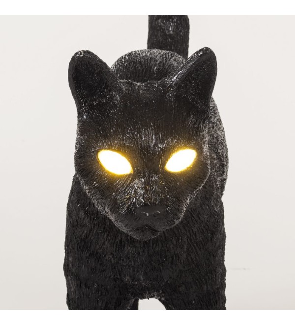 Настольная лампа Seletti Jobby The Cat Black