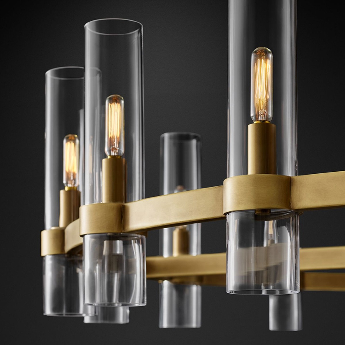 Люстра Delight Collection Ravelle MT8888-8H antique brass