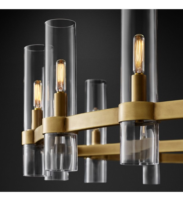 Люстра Delight Collection Ravelle MT8888-8H antique brass