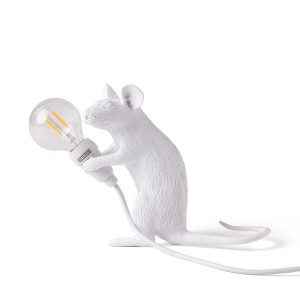Настольная лампа Seletti Mouse Lamp Sitting USB