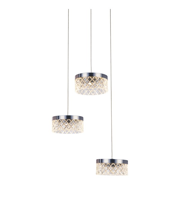 Подвесной светильник Delight Collection Diamond cut MD21020075-3A chrome