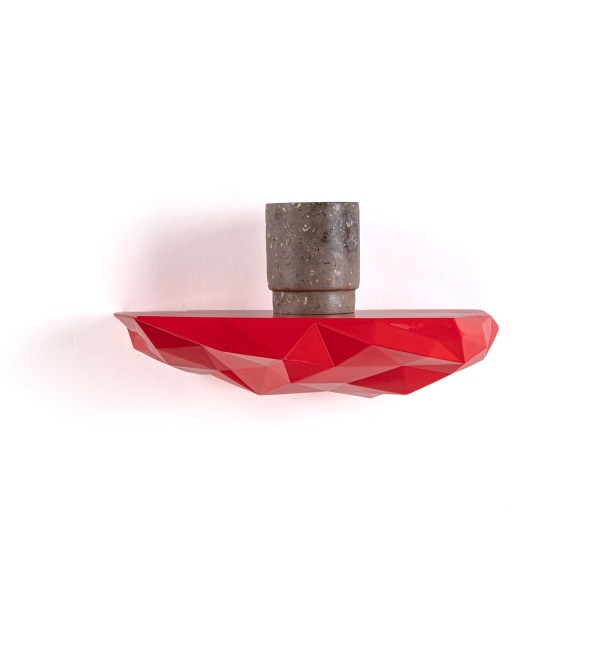 Полка Seletti Space Rock Medium (красный)