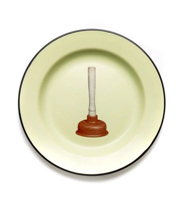 Тарелка Seletti Toiletpaper Enamel Plunger