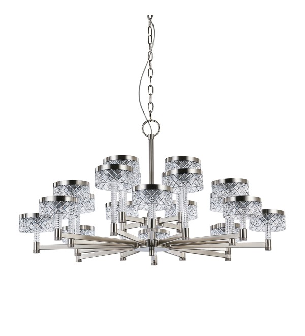 Люстра Delight Collection Diamond cut MD21020075-20A satin nickel