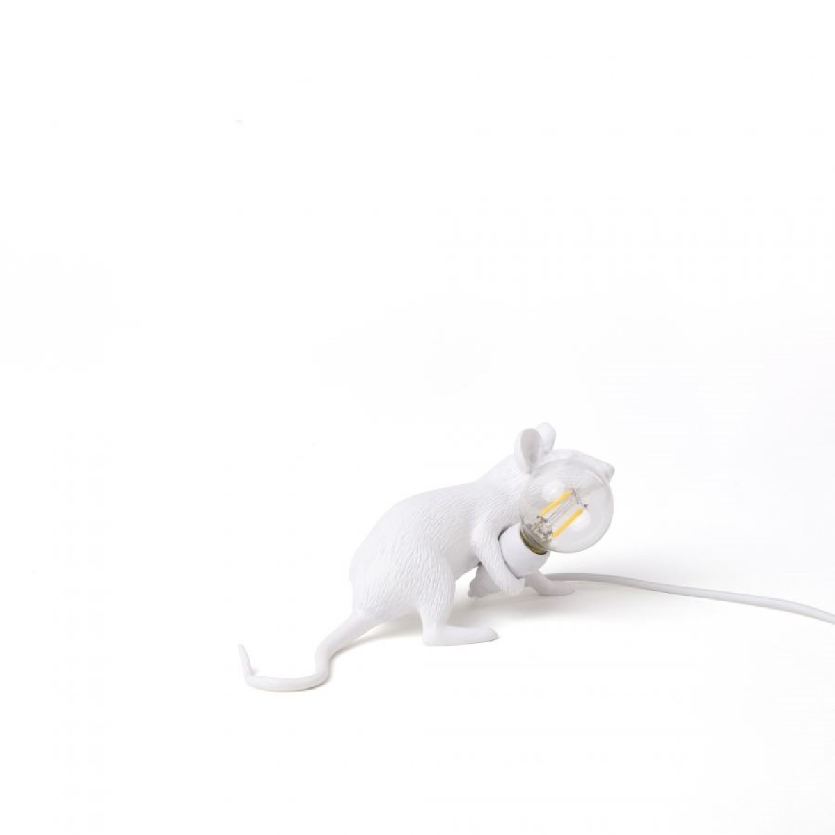 Настольная лампа Seletti Mouse Lamp Lyie Down USB