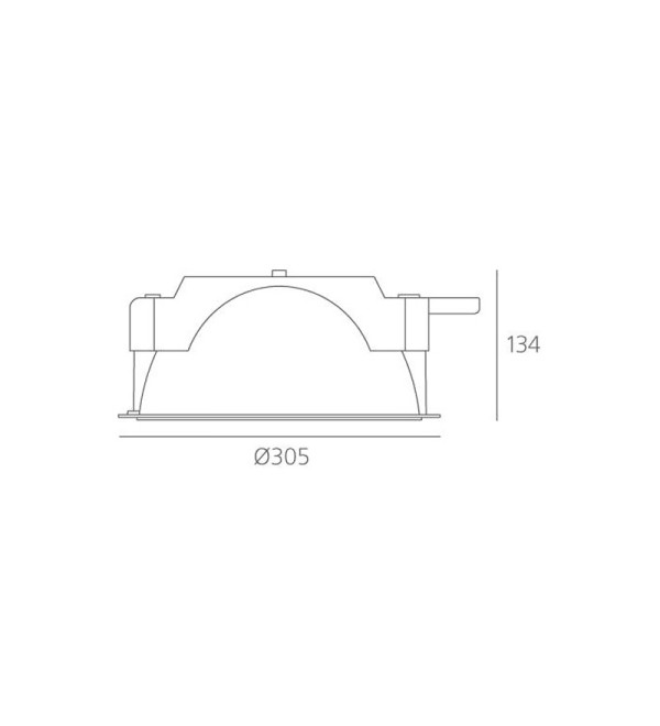 Встраиваемый светильник Artemide Luceri L598200