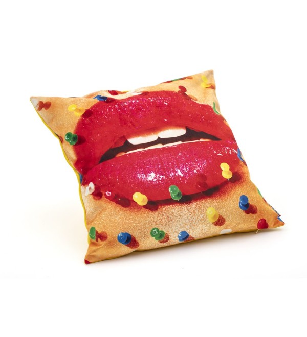 Подушка Seletti Toiletpaper Mouth With Pins