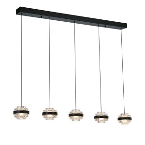 Подвесной светильник Delight Collection Indiana MD22030002-5B black/clear