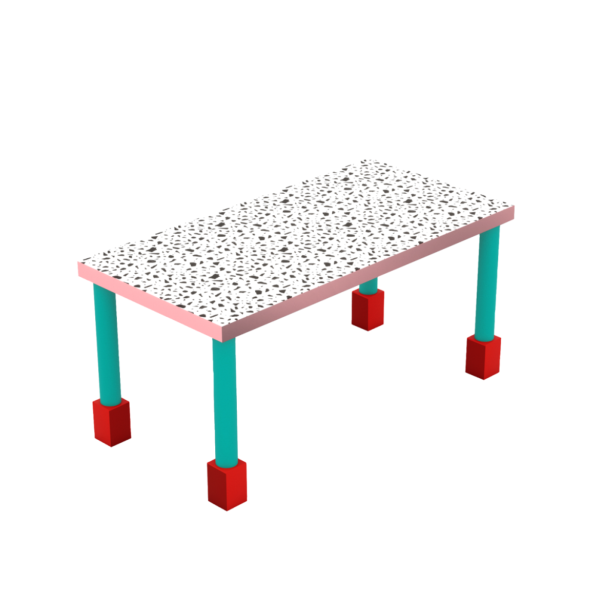 Обеденный стол Seletti Superfurniture Supertable Terrazzo