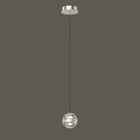 Подвесной светильник Delight Collection Frizzante MD23030088-1A nickel/clear
