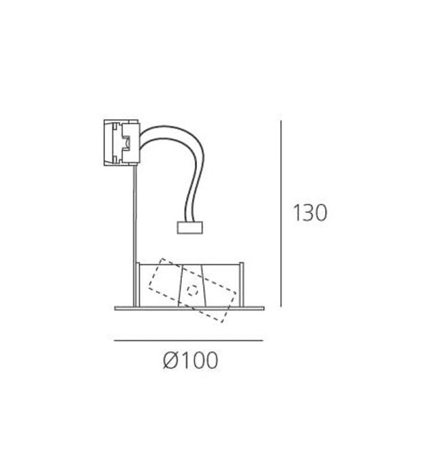 Встраиваемый светильник Artemide Toplite M042500