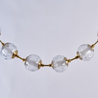 Подвесной светильник Delight Collection OD2437A-16 brass/clear