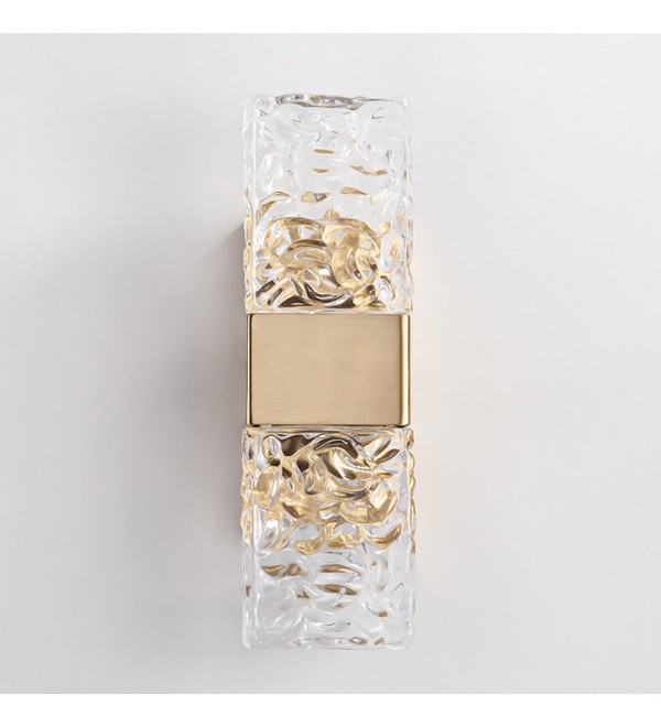 Настенный светильник Delight Collection 88068W gold/clear