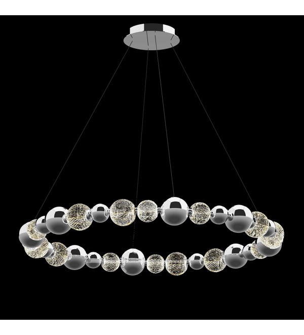 Подвесной светильник Delight Collection Elliot Diamante MD21001002-1F chrome