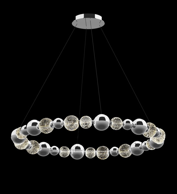 Подвесной светильник Delight Collection Elliot Diamante MD21001002-1F chrome