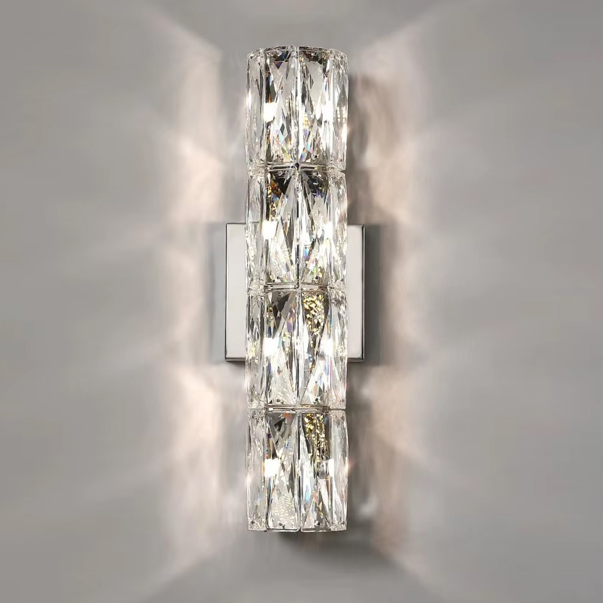 Настенный светильник Delight Collection A06W/4 silver/clear