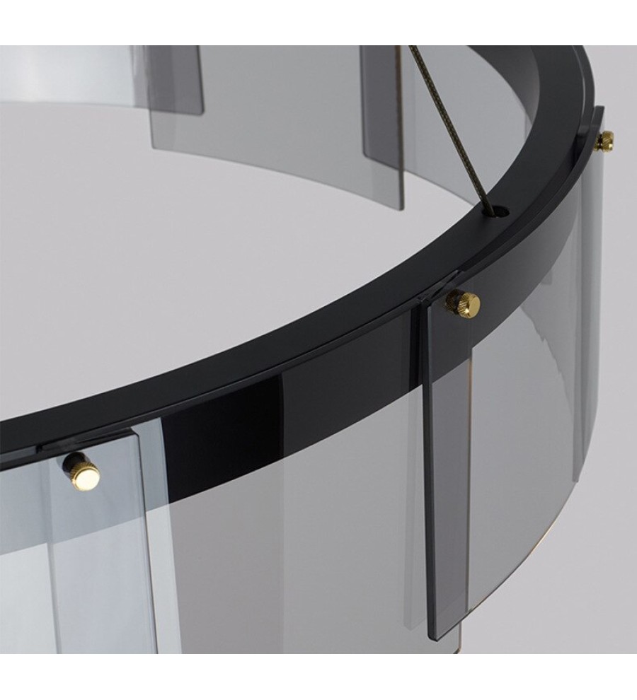 Люстра Delight Collection Stratos D8825P/M black/smoky