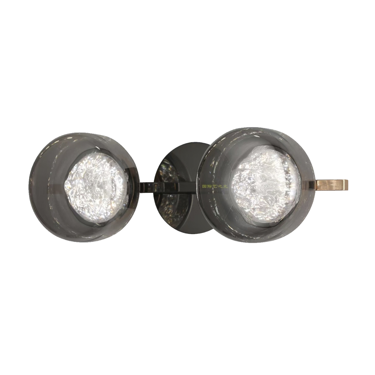 Настенный светильник Delight Collection MT9128-2W black/smoke